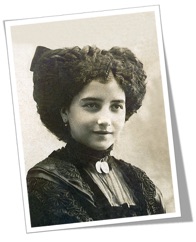 Photo of Leonor Izquierdo on the day of her wedding to Antonio Marchado